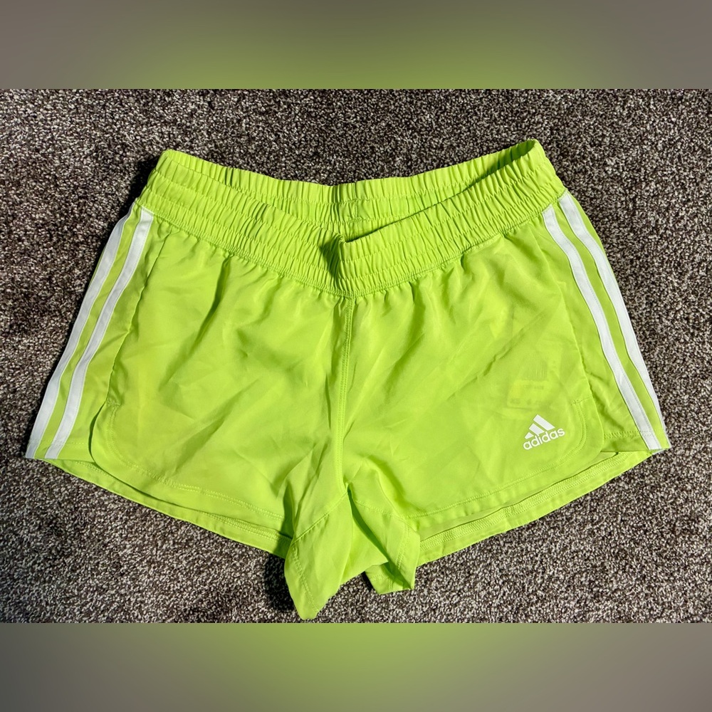 Adidas Women's Lime Athletic Shorts